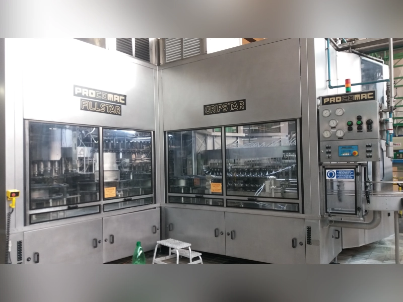 Photo #1 of Used Isobaric Complete PET Line for Sparkling Water, Water 35000 bph