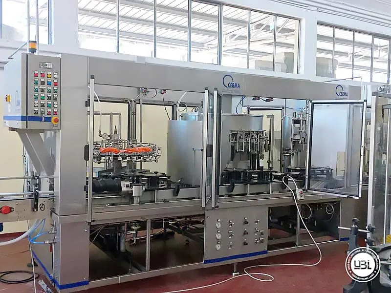 Photo #1 of Used Isobaric Complete Glass Line for Beer, Sparkling Wine, Still Wine 2200 bph