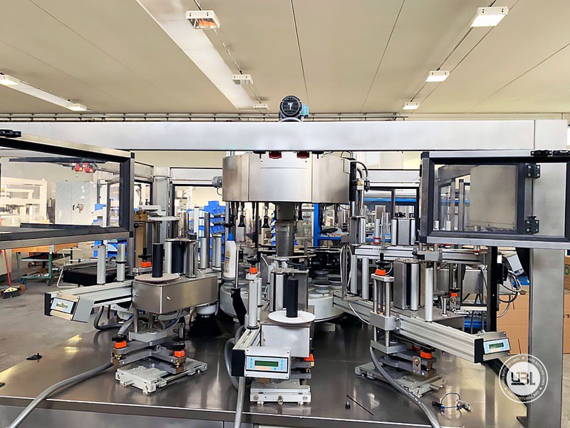 Photo #1 of Used Bottle Labeler P.E. Labellers 12T 5S 10000 bph year 2018