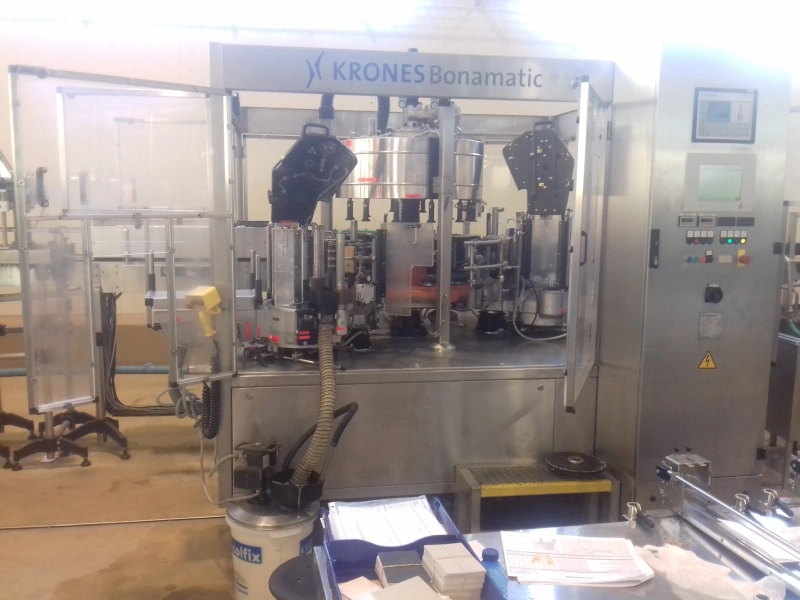 Photo #1 of Used Bottle Labeler Krones Bonamatic 12000 bph year 2001