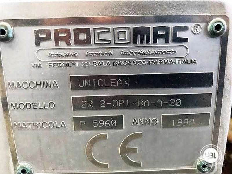 Photo #9 of Procomac UNICLEAN 2R 2-OP1-BA-A-20 1999