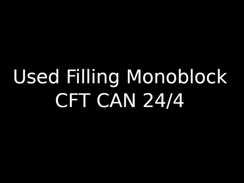 Photo #1 of Protected: Used Isobaric Filling Monoblock CFT CAN 24/4 13000 Cph