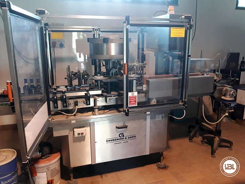 Photo #1 of Used Bottle Labeler Cavagnino & Gatti CG 80/2 Year 2003