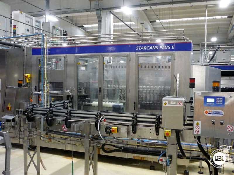 Photo #1 of Used Isobaric Filling Monoblock SIG SIMONAZZI Mod. STAR CAN PLUS E 117/12 Year 2005 – 30.000 bph 