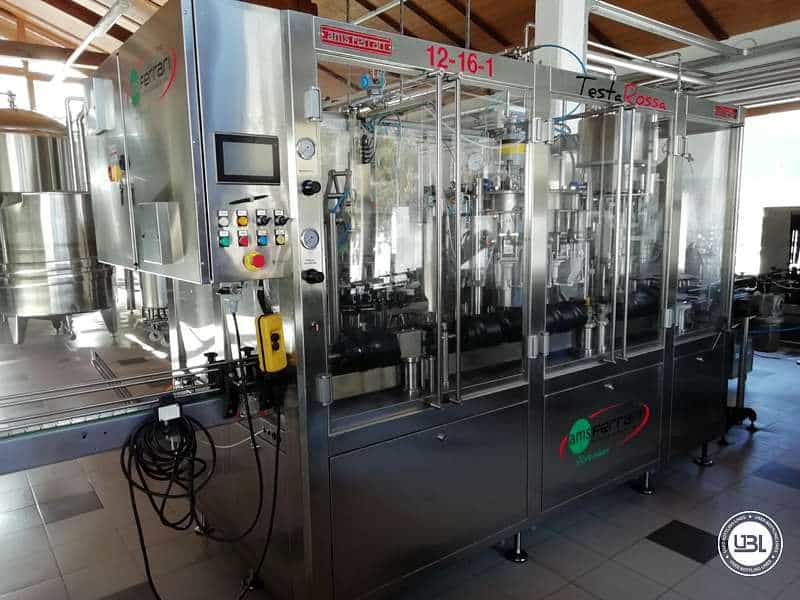 Photo #1 of Used Isobaric Filling Triblock AMS Ferrari 12-16-1 Testarossa ISO 16 Beer 2500 Bph