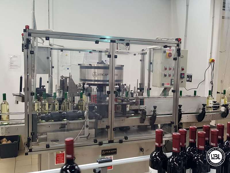 Photo #3 of Used Bottle Labeler Eticap AR 4T 2S 4 Heads 2500 Bph