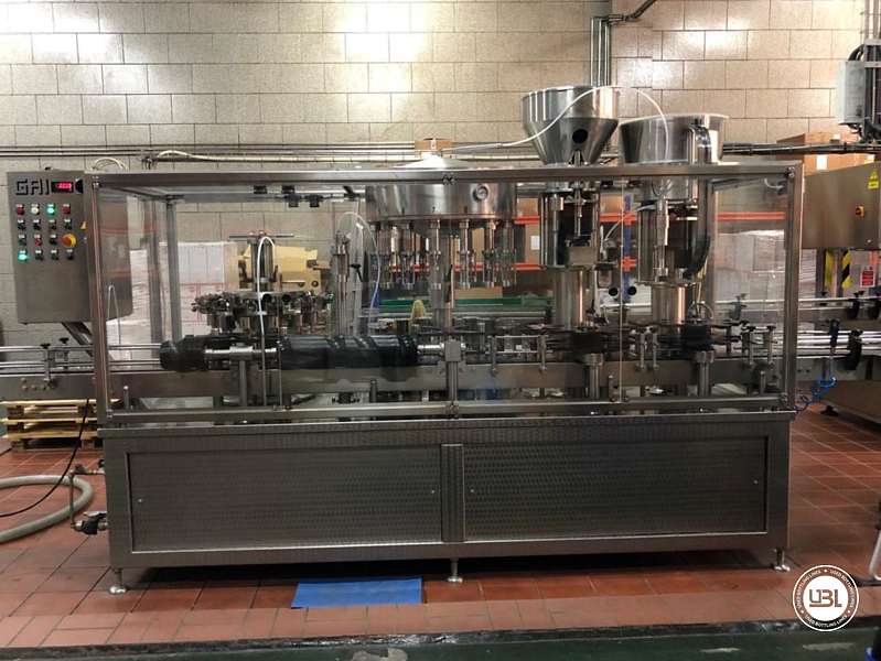 Photo #1 of Used Filling Triblock GAI 12.16.1.1. 16 valves year 1999 – 2500 bph