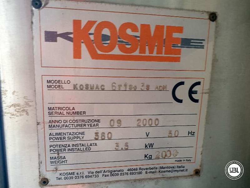 Photo #8 of Used Bottle Labeler Kosme 3S + SL ADH year 2000 – 3000 bph