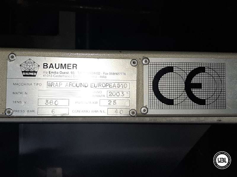 Photo #10 of Used Wrap Around Baumer Europea 510 with Divider Cosmopack