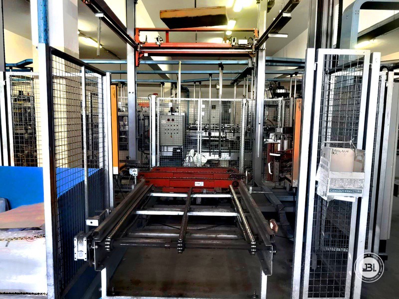 Photo #1 of Used Automatic Palletizer / Pallet Stretch Wrapper Keber 2002 10.000 bph