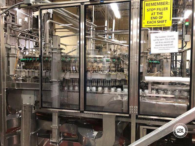 Photo #1 of Used filler for cans Krones speed 40.000 pz/h