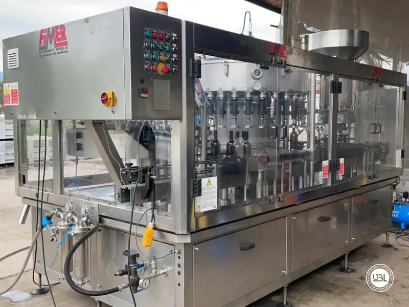 Photo #2 of Used Filling monoblock Fimer SRT 28-24-6S Still Wine Glass 7200 bph