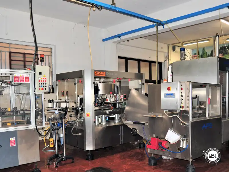 Photo #11 of Complete Used Wine Filling Line 2000