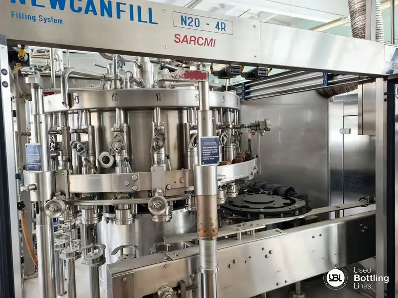 Photo #1 of Used Complete Line For Cans 12 000 L/Hour Sarcmi 1998