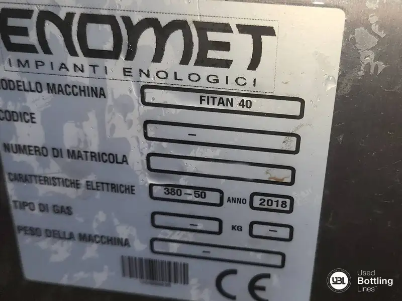 Photo #8 of Used Filter Enomet Fitan 40 2018