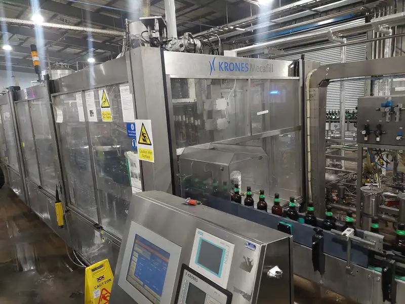 Photo #1 of Krones Used Bottling Line for Glass Bottles 2002