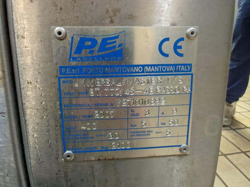 Photo #5 of Labeling machine for sale with optical centering 6000 bph