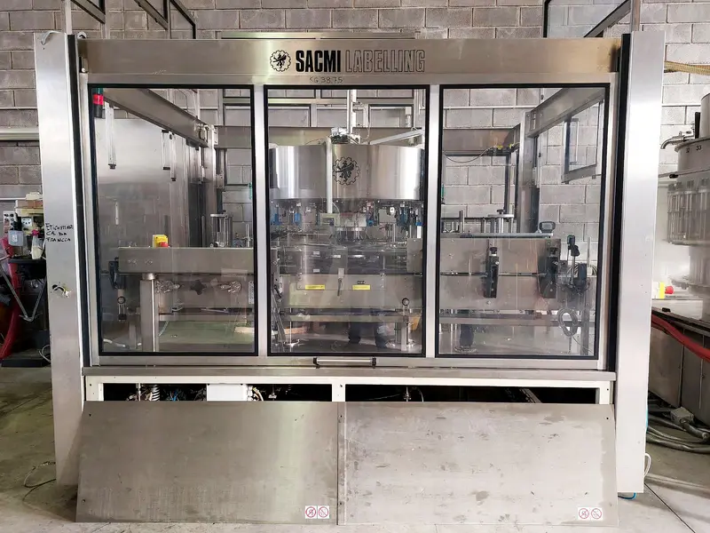 Photo #1 of Used labeling machine SACMI RMF/RA 1320 15T up to 8000 bph