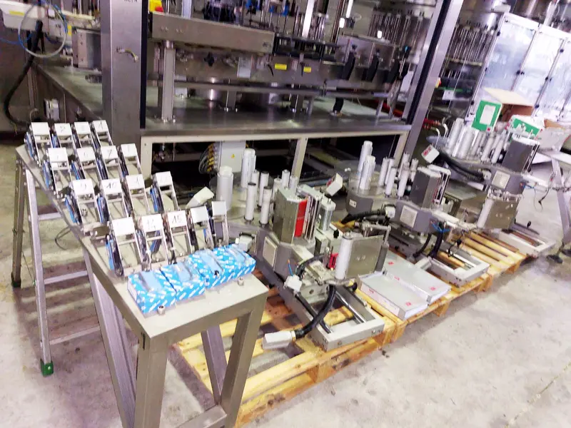 Photo #5 of Used labeling machine SACMI RMF/RA 1320 15T up to 8000 bph