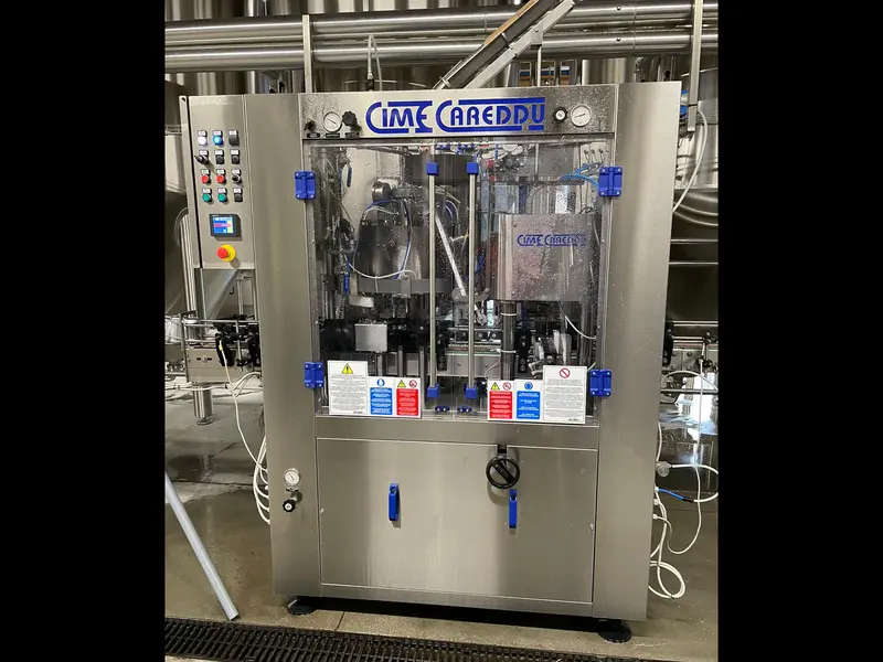 Photo #1 of Used CIME CAREDDU isobaric filling monoblock for cans 1200 cph