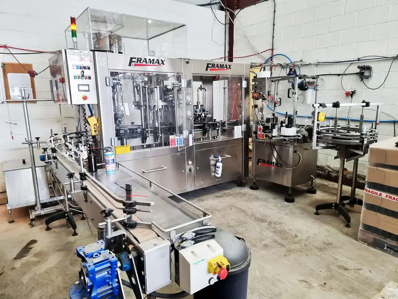 Photo #1 of Used complete bottling line FRAMAX year 2016