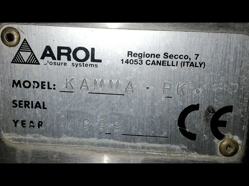 Photo #4 of Used Capping Machine AROL KAMMA year 1999