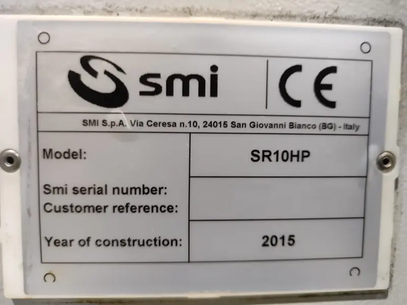 Photo #5 of Used Blow Molding Machine SMI SR10HP year 2015