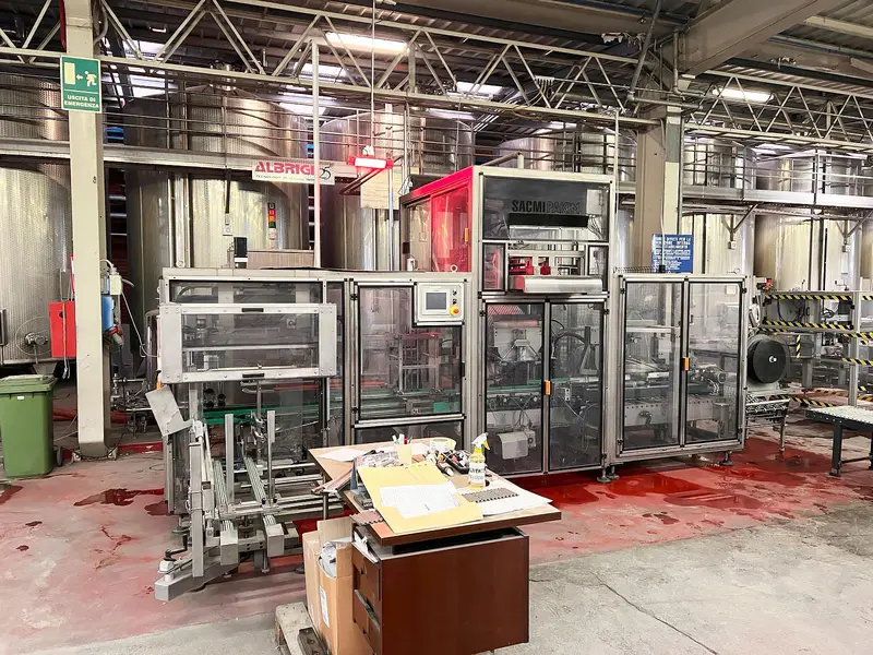 Photo #1 of Used filling line Sacmi for bag in box up to 650 bag/h