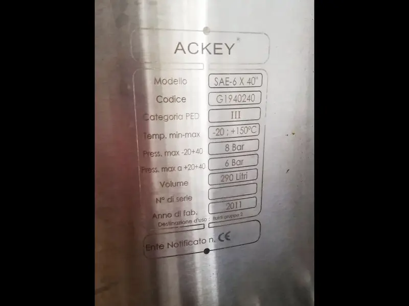 Photo #9 of Used filter Ackey SEA 6 up to 12000 lt/h