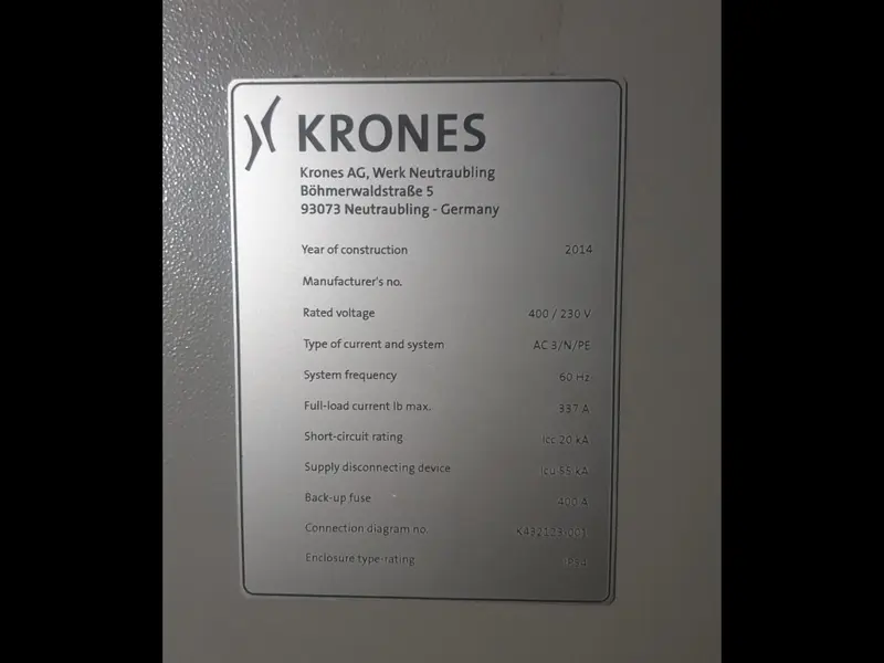 Photo #5 of Used Blow Molding Machine KRONES Contiform S14 year 2014