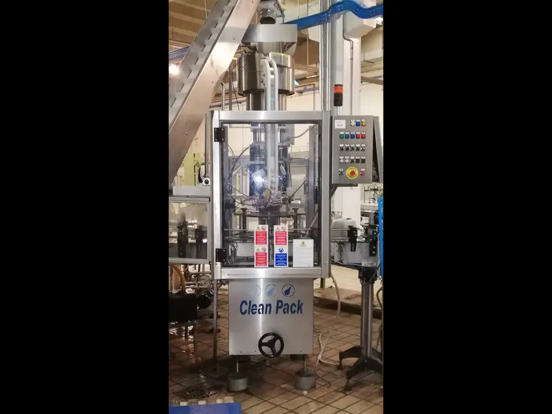 Photo #1 of Used capping machine Clean Pack up to 2500 bph