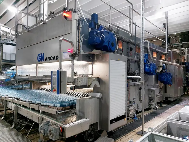 Photo #1 of Used Bottle Washer GM Arcade Gel up to 36300 bph