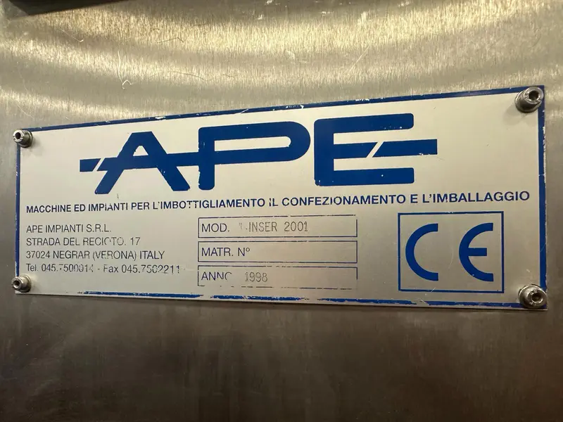 Photo #3 of Used Case Divider Inserter APE year 1998