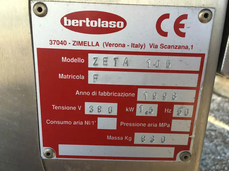 Photo #5 of Used Overhauled Capsuling Machine Bertolaso ZETA 105 up to 5000 bph