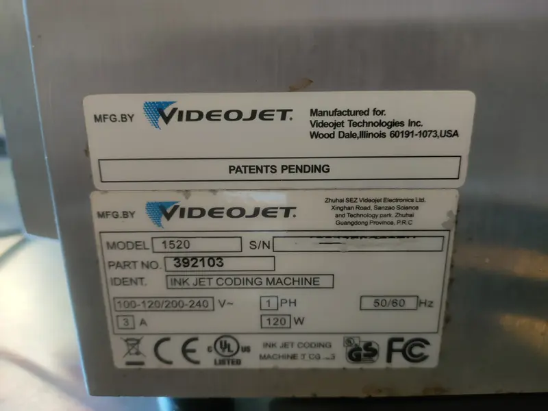 Photo #7 of Used VideoJet printer year 2012