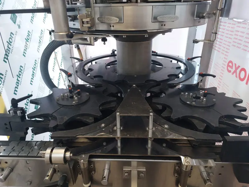 Photo #6 of Used Capping Machine BERTOLASO Delta 812R cap orienter CAMES and hood ALTIFILTER