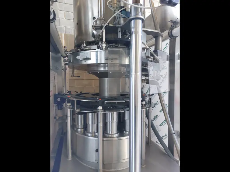 Photo #9 of Used Capping Machine BERTOLASO Delta 812R cap orienter CAMES and hood ALTIFILTER