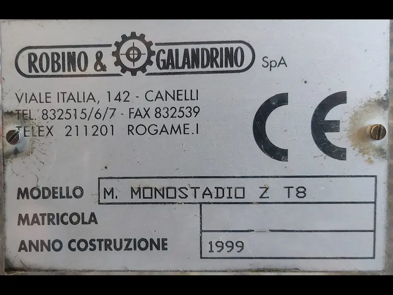 Photo #13 of Used capsuling Machine ROBINO GALANDRINO up to 15000 bph