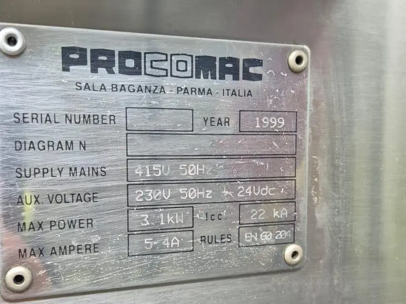 Photo #6 of Used Bottle Rinser PROCOMAC Gripstar up to 6000 bph