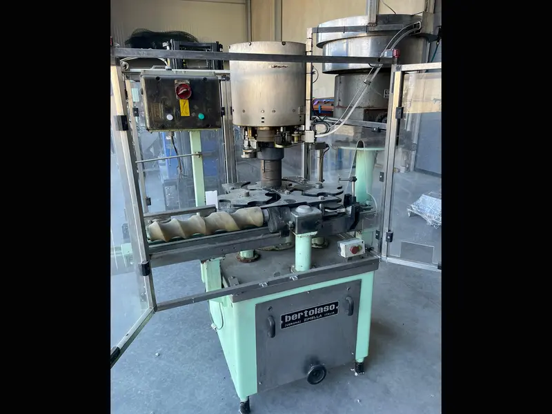 Photo #2 of Used Capping Machine BERTOLASO plastic T stopper up to 7000 bph