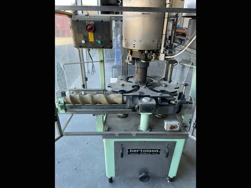 Photo #3 of Used Capping Machine BERTOLASO plastic T stopper up to 7000 bph