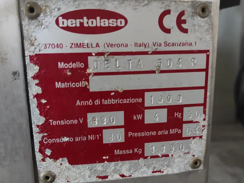 Photo #11 of Used overhauled capping machine BERTOLASO DELTA up to 6000 bph