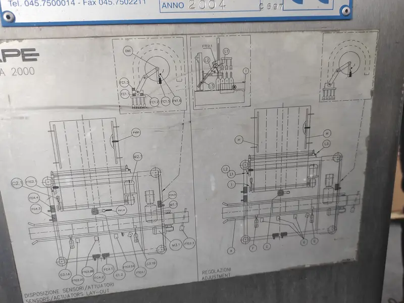 Photo #9 of Used case packer APE INCA 2000 year 2004