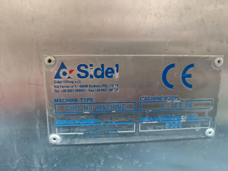 Photo #28 of Used Bottling Line SIDEL for still water up to 12000 bph
