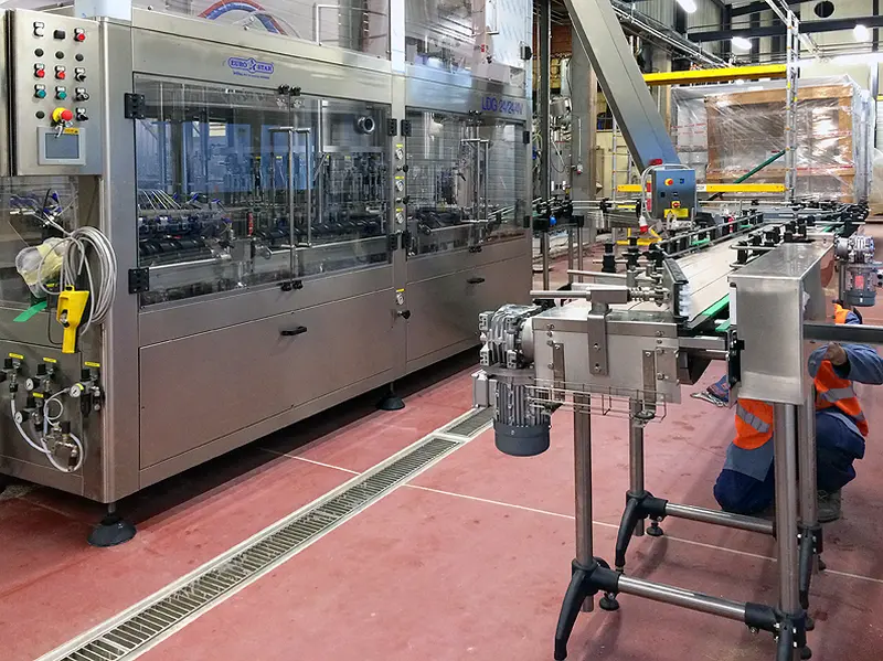 Photo #1 of Used bottling line in PET and glass for still wine up to 6000 bph