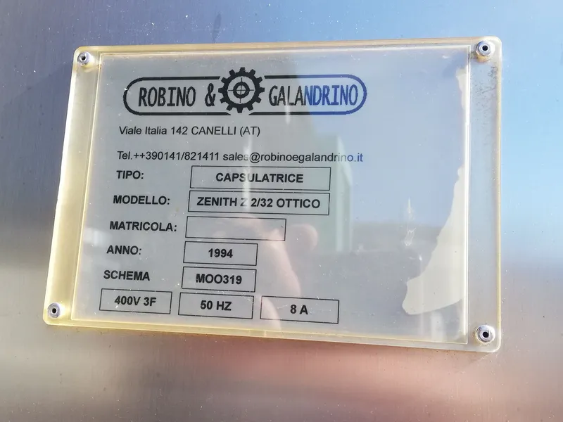 Photo #7 of Used Capsuling Machine Robino & Galandrino 12000 bph
