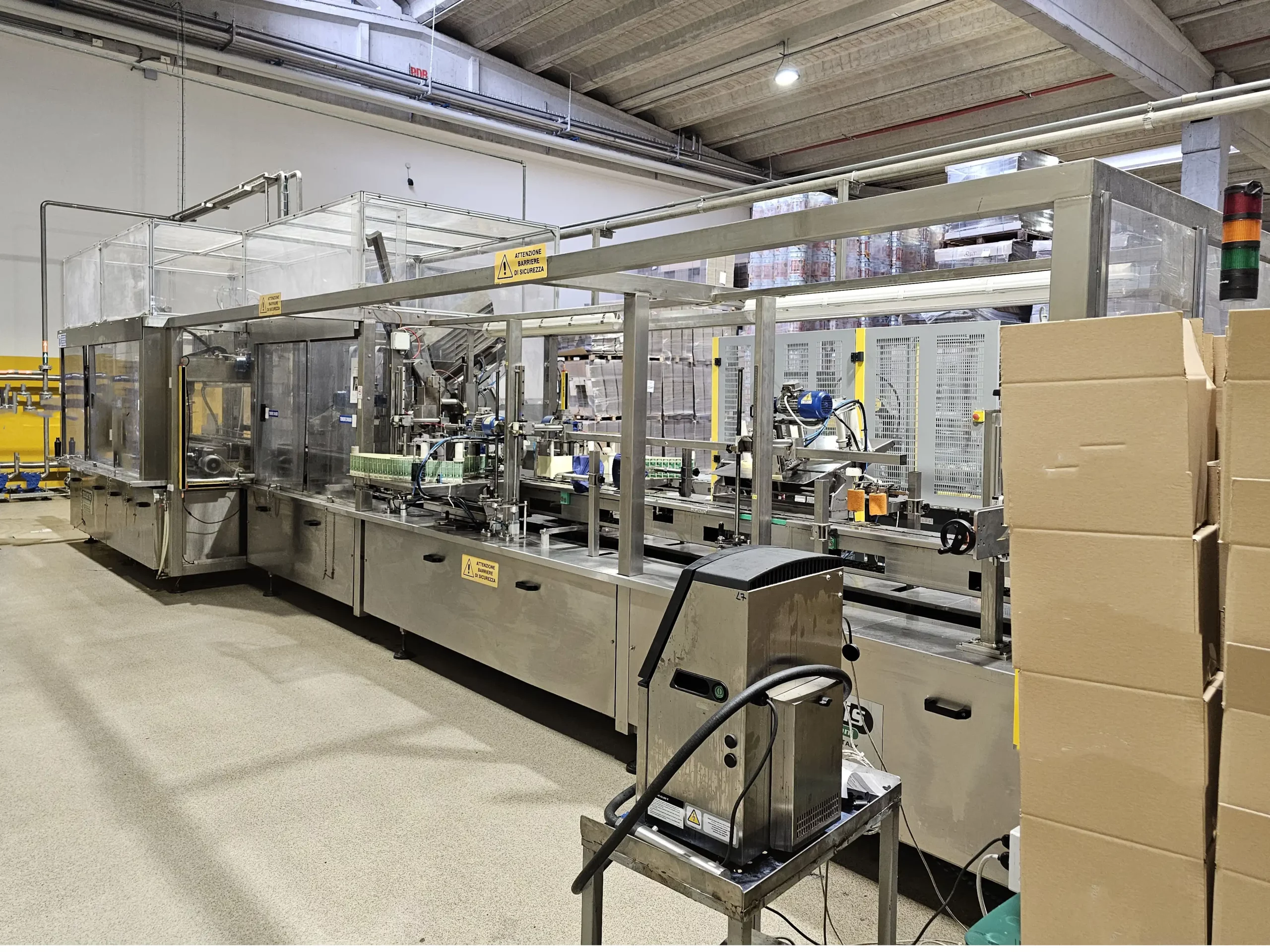 Photo #1 of Used Filling Monoblock + Labeler POLARIS for olive oil 1400 bph