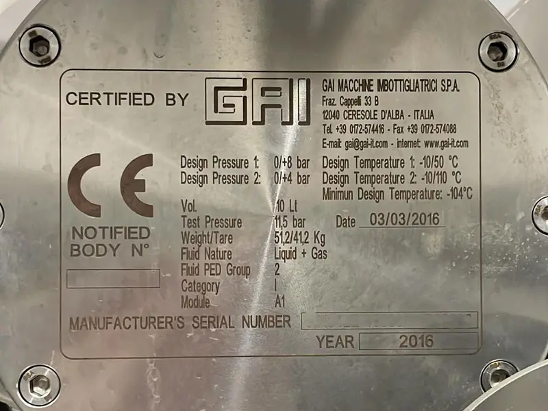 Photo #32 of Used filling line for beer GAI up to 900 bph year 2017