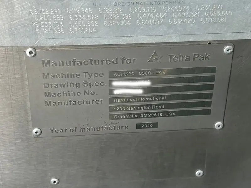 Photo #9 of Used Tetra Pak helix accumulator 47 meters year 2010