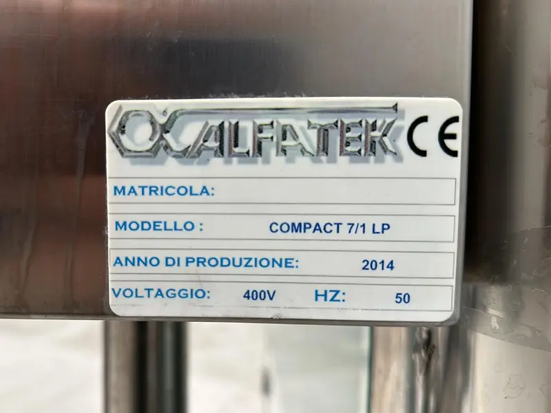 Photo #8 of Used filling monoblock ALFATEK MBC 7/1 LP ELVIRA for re-fermented beer year 2014